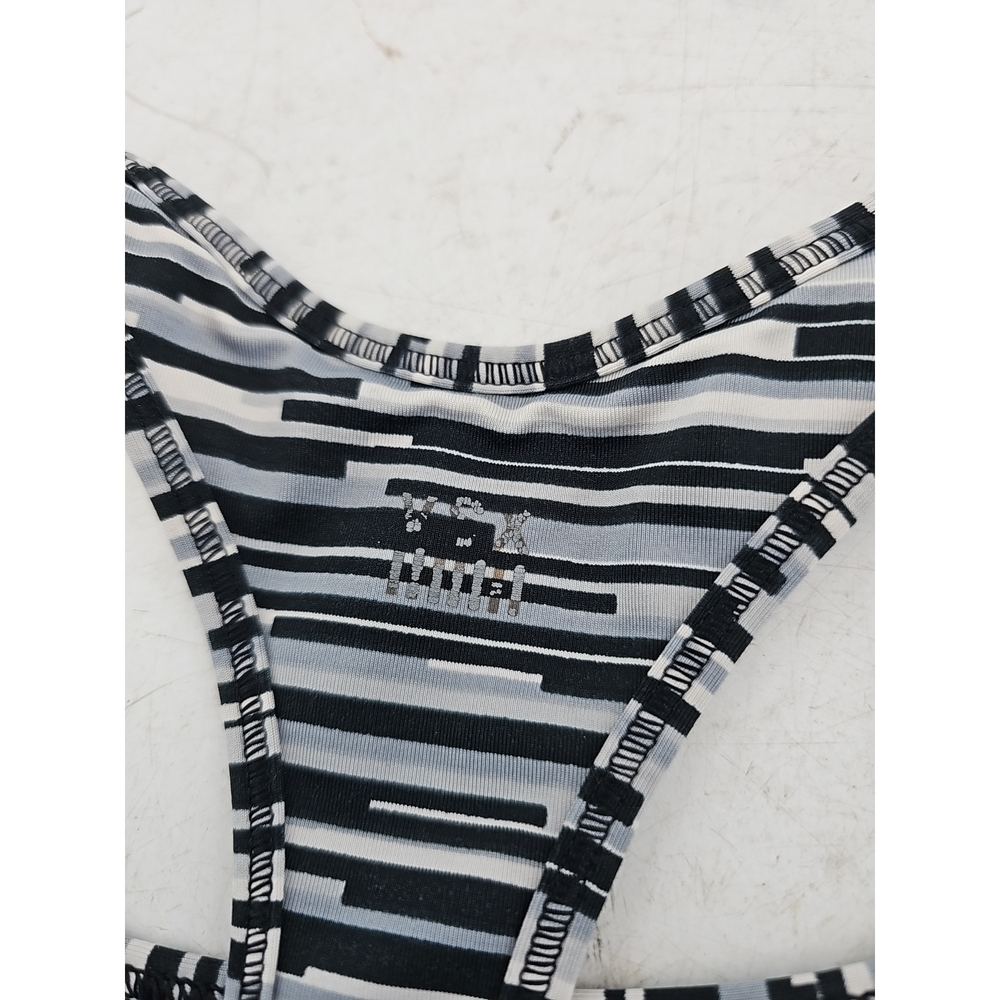 VSX Striped Sports Bra with Pink Band - Picture 3 of 5